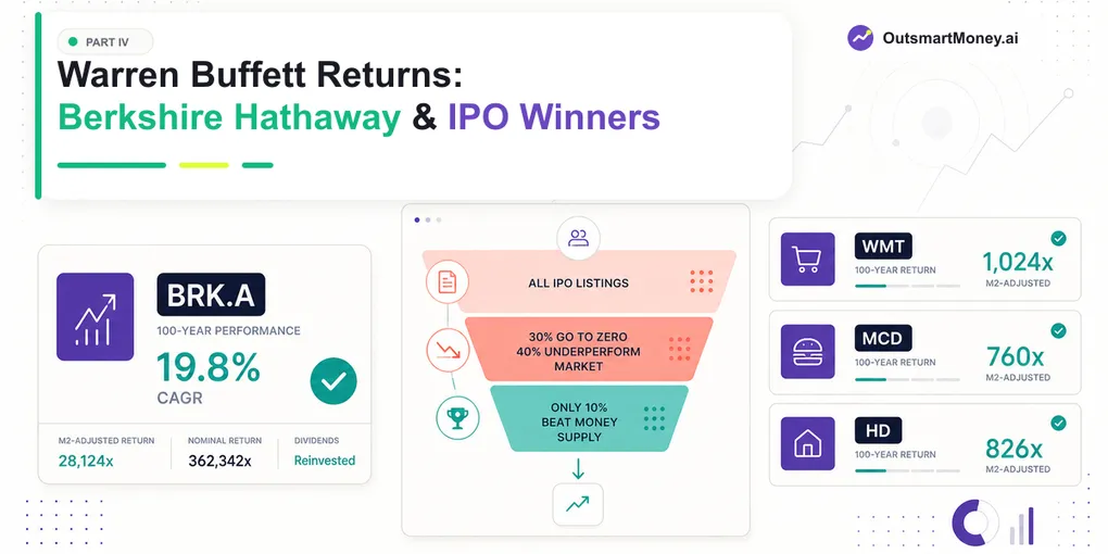 Warren Buffett Returns: Berkshire Hathaway & IPO Winners Cover